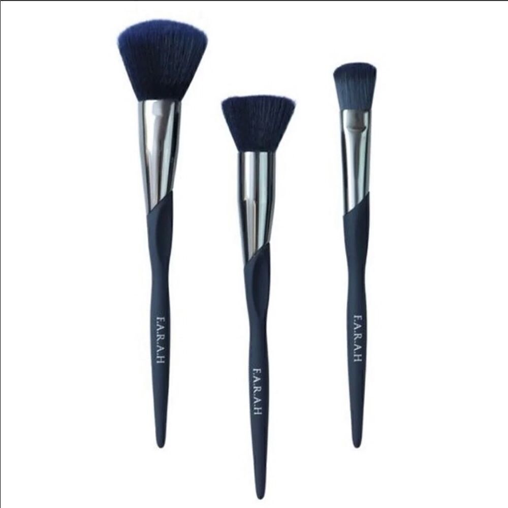 Bundle F.A.R.A.H 3 Pcs Set Brushes NEW + Ipsy bag